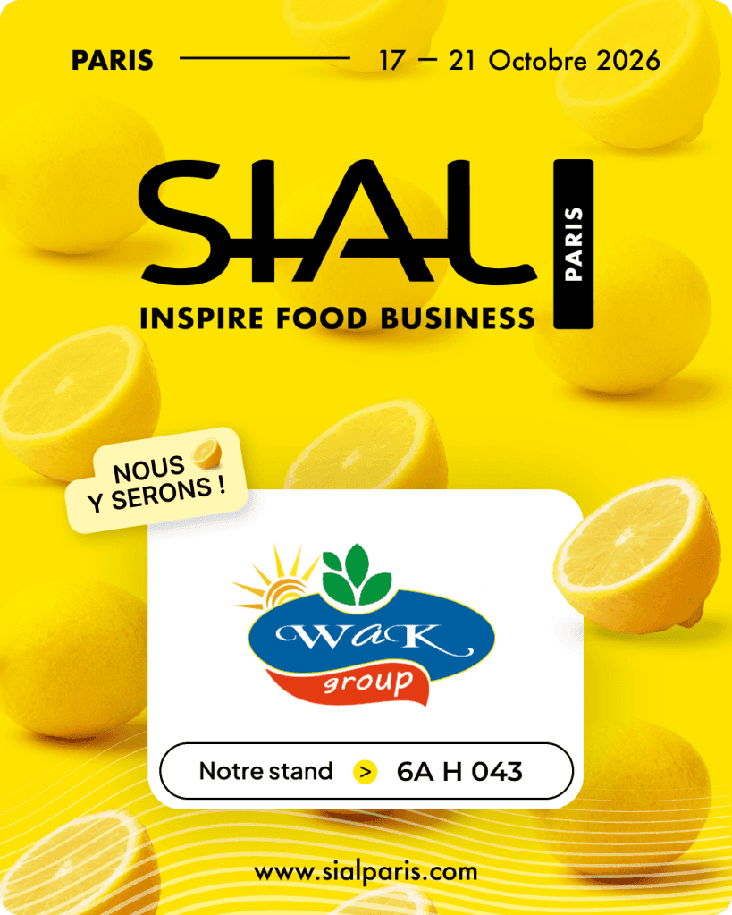 SIAL Paris 2026 poster — WAK Group at stand 6A H 043, 17–21 October 2026