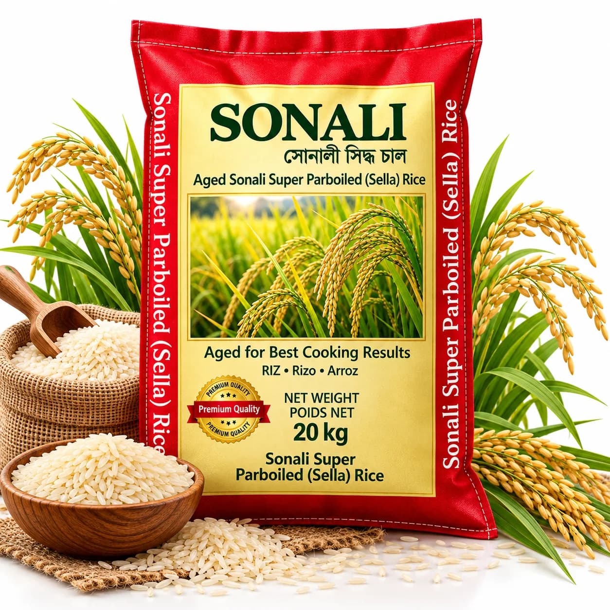 Sonali Super Parboiled (Sella) Rice