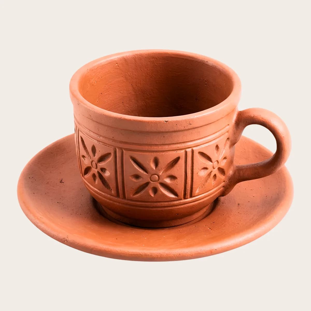 Star Pattern Cup & Saucer